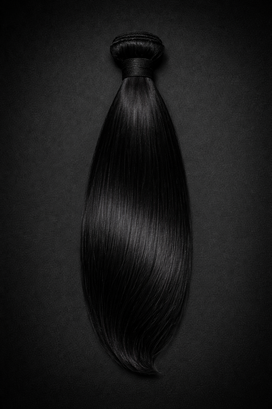 Raw Vietnamese bone straight hair bundles with smooth. Natural texture and premium finish